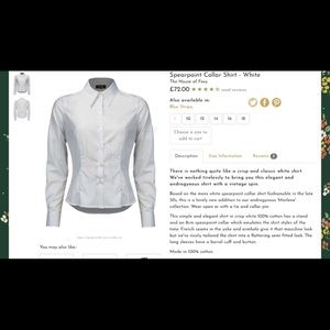 NWT House of Foxy collared blouse. UK-8